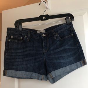 Banana republic roll up shorts